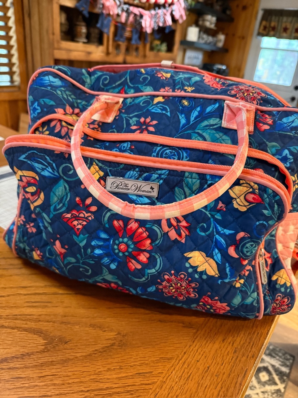 Pioneer Woman Mazie Weekender Quilted Travel Bag